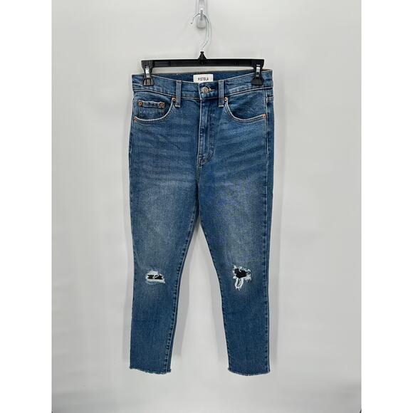 PISTOLA Cara High Rise Vintage Raw Hem Skinny Denim Jean // 26 - Picture 2 of 11